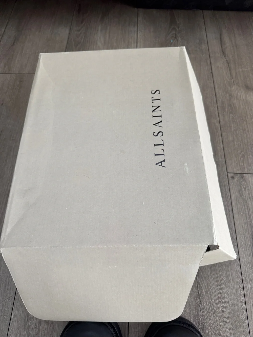 AllSaints Men's Black Leather Chukka Boots